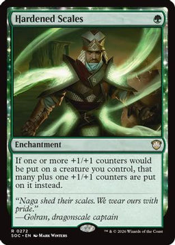 Hardened Scales (SOC-272) - Commander: Secrets of Strixhaven