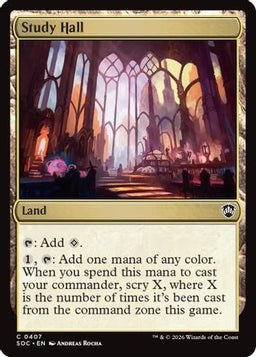 Study Hall (SOC-407) - Commander: Secrets of Strixhaven