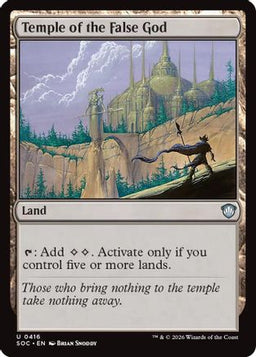 Temple of the False God (SOC-416) - Commander: Secrets of Strixhaven