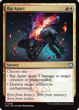 Rip Apart (SOC-328) - Commander: Secrets of Strixhaven