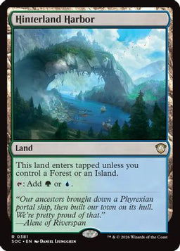 Hinterland Harbor (SOC-381) - Commander: Secrets of Strixhaven