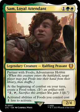 Sam, Loyal Attendant (LTC-007) - Tales of Middle-earth Commander Foil