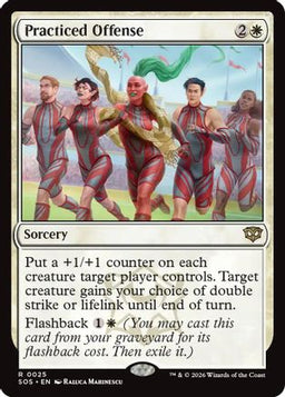 Practiced Offense (SOS-025) - Secrets of Strixhaven Foil