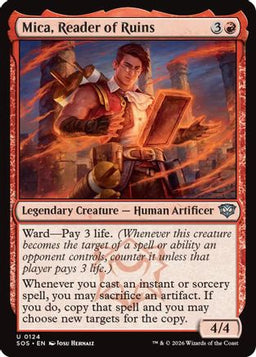 Mica, Reader of Ruins (SOS-124) - Secrets of Strixhaven Foil
