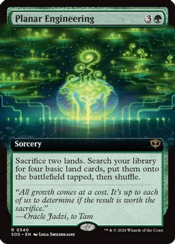 Planar Engineering (Extended Art) (SOS-340) - Secrets of Strixhaven Foil