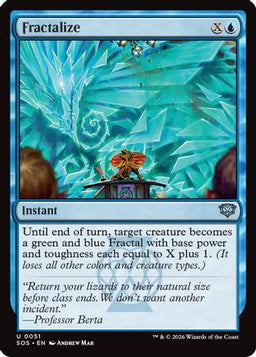 Fractalize (SOS-051) - Secrets of Strixhaven