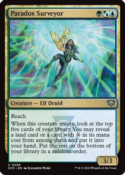 Paradox Surveyor (SOS-208) - Secrets of Strixhaven Foil