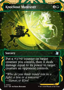 Knockout Maneuver (SOA-054) - Secrets of Strixhaven: Mystical Archive Foil