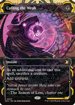 Culling the Weak (SOA-027) - Secrets of Strixhaven: Mystical Archive