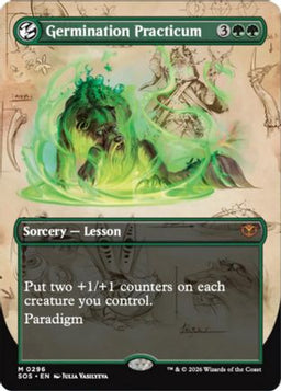Germination Practicum (Borderless) (SOS-296) - Secrets of Strixhaven