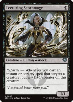 Lecturing Scornmage (SOS-087) - Secrets of Strixhaven