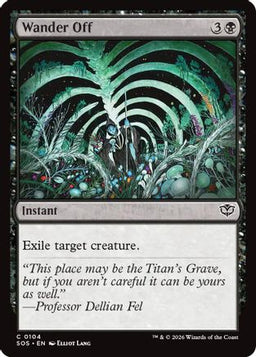 Wander Off (SOS-104) - Secrets of Strixhaven Foil