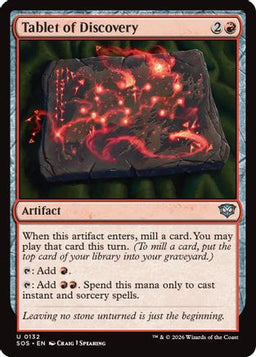 Tablet of Discovery (SOS-132) - Secrets of Strixhaven Foil