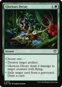 Glorious Decay (SOS-150) - Secrets of Strixhaven Foil