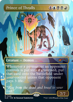 Prince of Thralls (Rainbow Foil) (SLD-1549) - Secret Lair Drop (Borderless) Foil