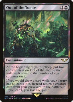 Out of the Tombs (Surge Foil) (40K-046) - Warhammer 40,000 Commander Foil