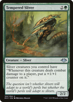 Tempered Sliver (MH1-183) - Modern Horizons Foil