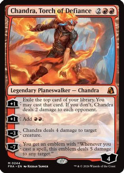 Chandra, Torch of Defiance (FRA-244) - Reality Fracture Foil
