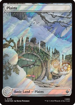 Plains (0320) (Surge Foil) (HOB-320) - The Hobbit Foil