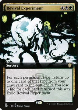 Revival Experiment (Extended Art) (C21-401) - Commander 2021: (Extended Art)