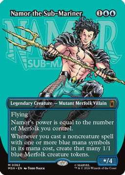 Namor the Sub-Mariner (Borderless) (MSH-362) - Marvel Super Heroes