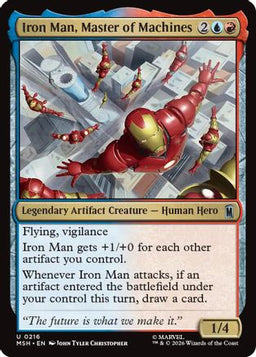 Iron Man, Master of Machines (MSH-216) - Marvel Super Heroes Foil