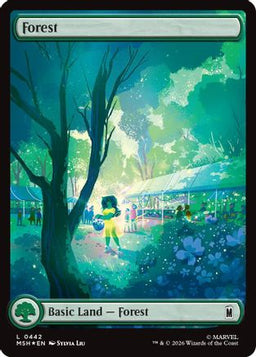 Forest (0442) (Surge Foil) (MSH-442) - Marvel Super Heroes Foil