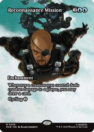 Reconnaissance Mission (Borderless) (MAR-059) - Marvel Universe Eternal-Legal Foil