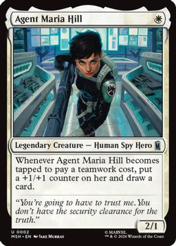 Agent Maria Hill (MSH-002) - Marvel Super Heroes Foil