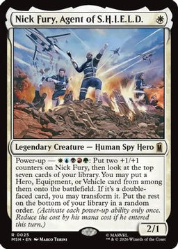 Nick Fury, Agent of S.H.I.E.L.D. (MSH-025) - Marvel Super Heroes