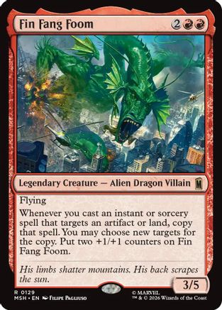 Fin Fang Foom (MSH-129) - Marvel Super Heroes Foil