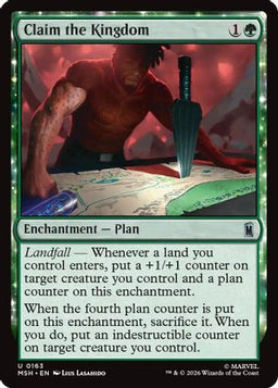 Claim the Kingdom (MSH-163) - Marvel Super Heroes Foil