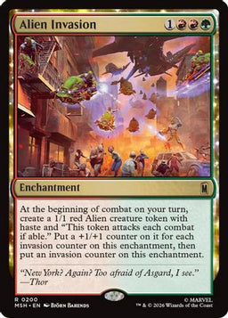 Alien Invasion (MSH-200) - Marvel Super Heroes Foil