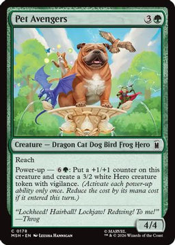 Pet Avengers (MSH-178) - Marvel Super Heroes Foil