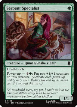 Serpent Specialist (MSH-186) - Marvel Super Heroes Foil
