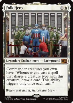 Folk Hero (MSC-132) - Commander: Marvel Super Heroes