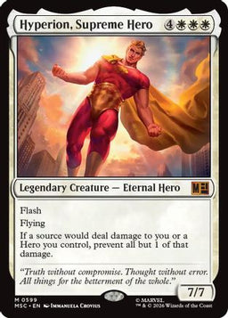 Hyperion, Supreme Hero (MSC-599) - Commander: Marvel Super Heroes Foil