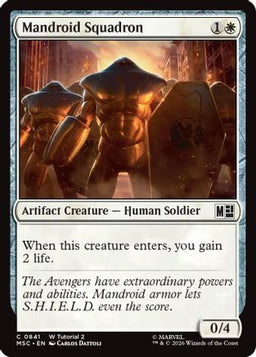Mandroid Squadron (MSC-841) - Commander: Marvel Super Heroes