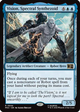 Vision, Spectral Synthezoid (MSC-644) - Commander: Marvel Super Heroes Foil