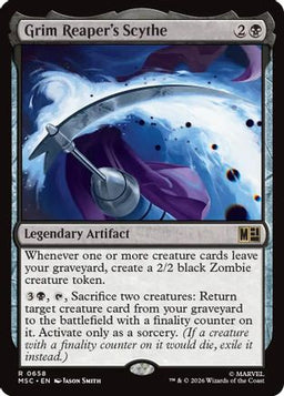 Grim Reaper's Scythe (MSC-658) - Commander: Marvel Super Heroes