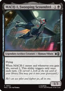 MACH-1, Swooping Scoundrel (MSC-662) - Commander: Marvel Super Heroes