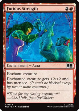 Furious Strength (MSC-544) - Commander: Marvel Super Heroes Foil