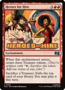 Heroes for Hire (MSC-688) - Commander: Marvel Super Heroes