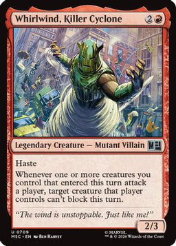 Whirlwind, Killer Cyclone (MSC-709) - Commander: Marvel Super Heroes
