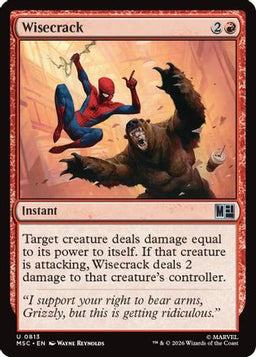 Wisecrack (MSC-813) - Commander: Marvel Super Heroes