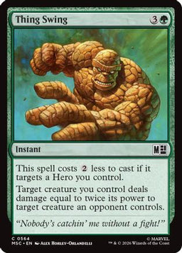 Thing Swing (MSC-564) - Commander: Marvel Super Heroes Foil