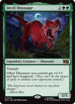 Devil Dinosaur (MSC-719) - Commander: Marvel Super Heroes Foil