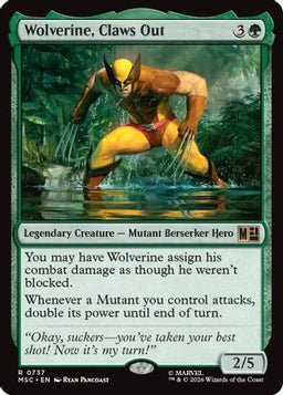 Wolverine, Claws Out (MSC-737) - Commander: Marvel Super Heroes