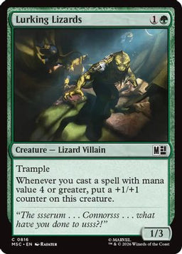 Lurking Lizards (MSC-816) - Commander: Marvel Super Heroes