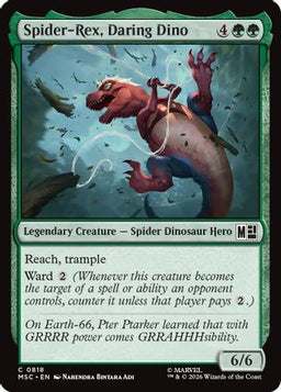 Spider-Rex, Daring Dino (MSC-818) - Commander: Marvel Super Heroes Foil